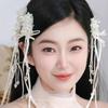 1 Pair White Bride Hairpin Stylish Wedding Headdress French Style Bridal Hair Clip  Hair Accessories