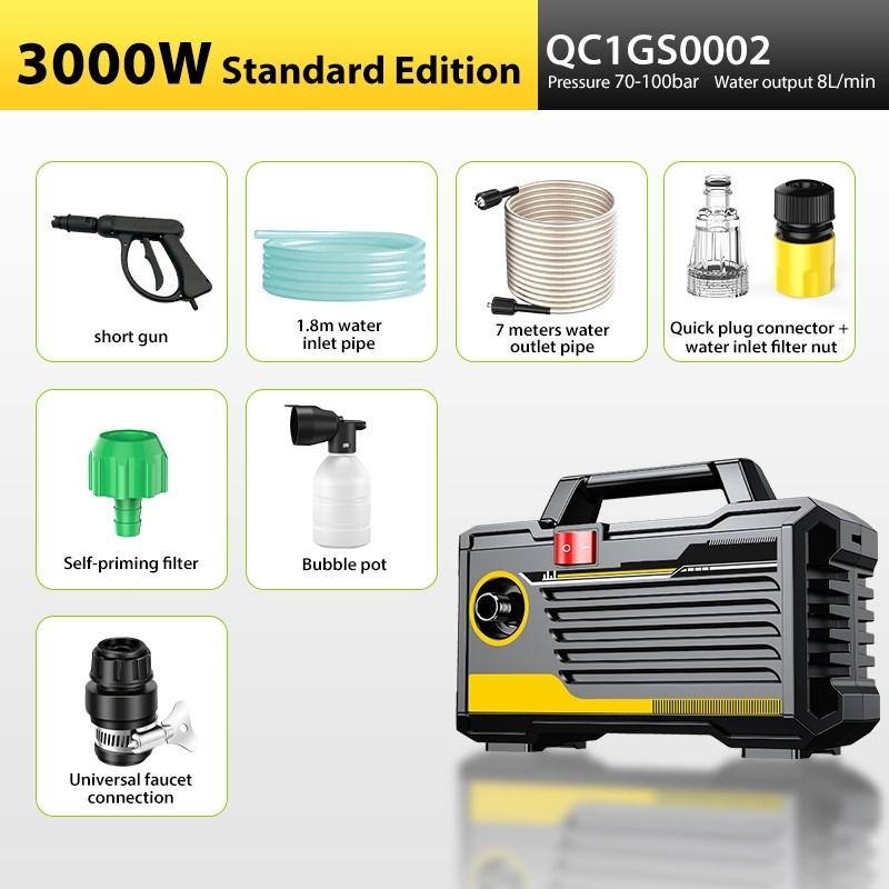 220V Household Water Jet High Pressure Cleaner Cordless Water Spray Air Pump Portable Car Washing Machine
