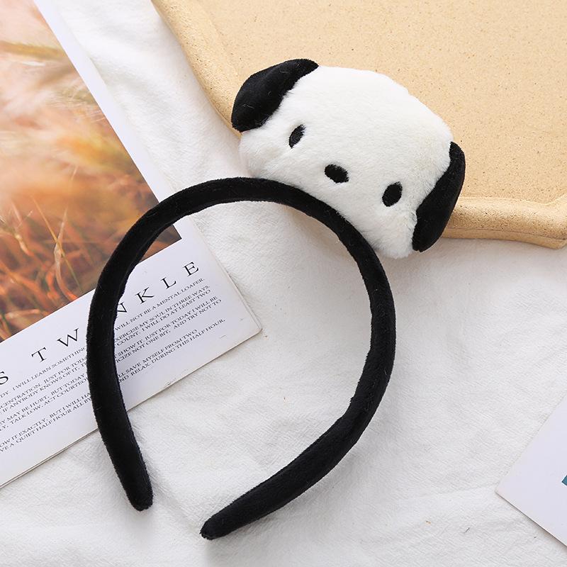 Süßes Panda-Puppen-Stirnband Kopfschmuck Gesicht waschen Haarspange Haarklammer Haarband Schleife Kinder Erwachsene Haarschmuck