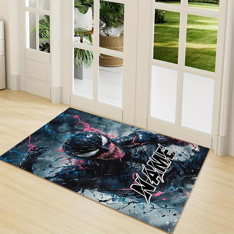Custom Name "Venom Artwork Poster" Carpet Rug Customizable Soft Washable Anti-Slip Home Living Room Sofa Mats Personalized Rug. 0909400