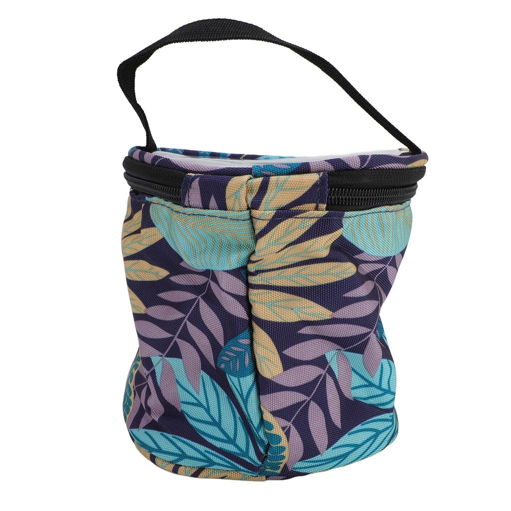 Tragbare Garnaufbewahrungstasche Häkeln Stricken Kompakter Halter Organizer Nähzubehör S mit Loch