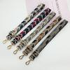 Color Canvas Rhombus Wide Strap Women's Bag Accessories Long Adjustable Crossbody Replacement Strap Mobile Phone Cover Lanyard