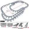 Compatible With LEGO MOC Railroad Bridge Train Track Combination Scene Building Blocks DIY Cross Track Bricks Toys Rail Car