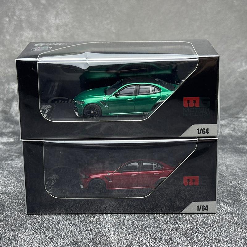 MG 1:64 Alfa Romeo Giulia GTAm Leichtmetall-Auto-Druckguss & Spielzeugfahrzeuge Automodell Miniatur-Maßstabsmodellauto Für Kinder ze6