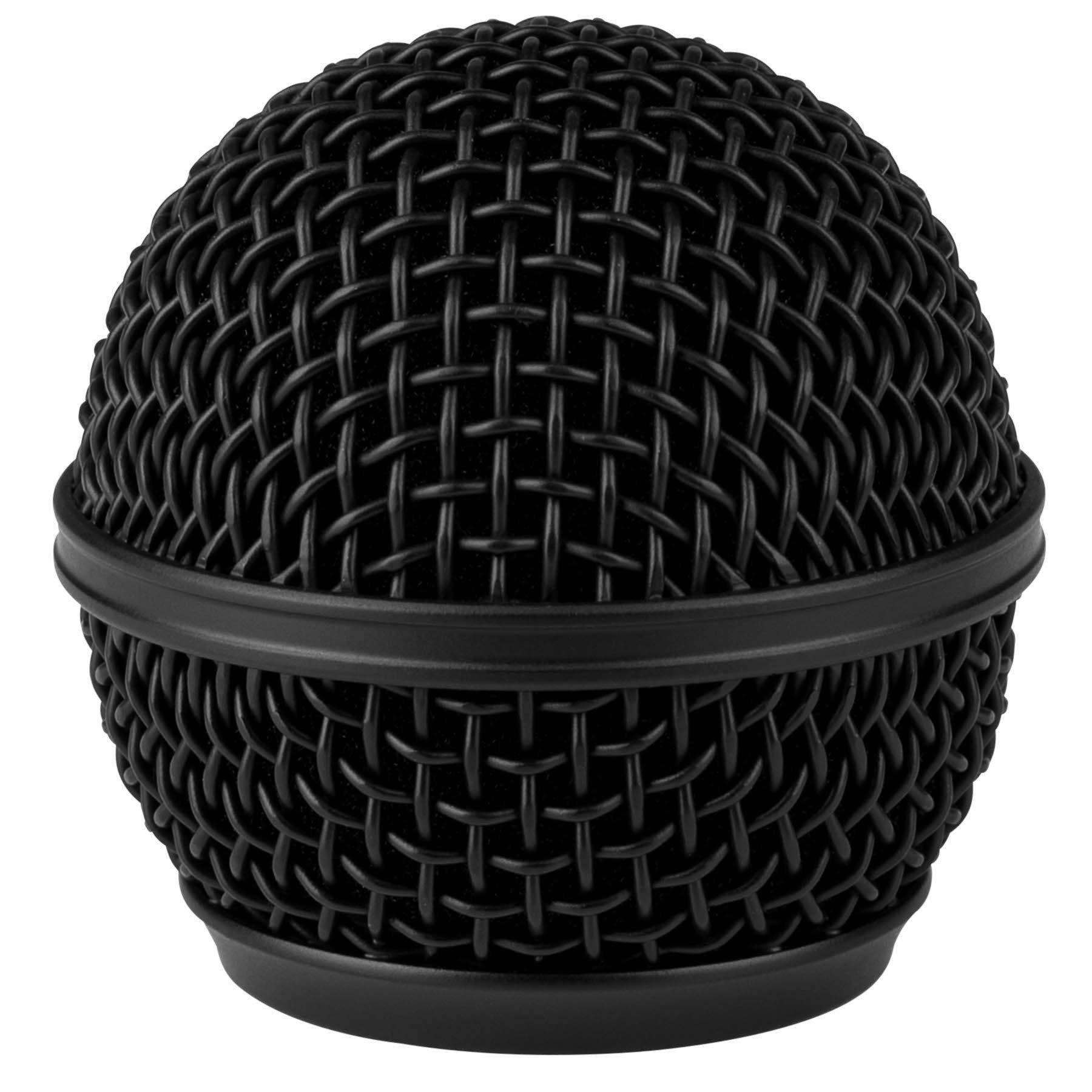 

Talent DM-RGB Black Microphone Ball Head Mesh Grille for Shure SM58, BETA58, SM58LC, SV100, RK143G, and PGX2