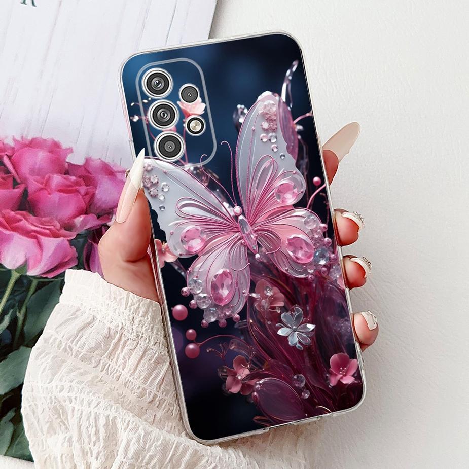 For Samsung Galaxy A52 A52s A72 5G Case Cute Painted Cover Soft Silicone Phone Cases For Samsung A52 A 52 s Galaxy A72 5G Fundas