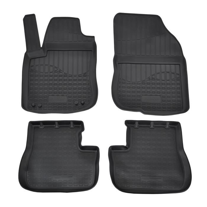 Doublures NORM | Tapis De Sol En Caoutchouc TPE Toutes Saisons Pour Peugeot 208 2012-2019