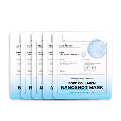MEDIANSWER Pore Collagen Nanoshot Mask 37g*5Stk.