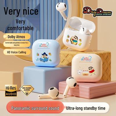 Crayon Shin-chan Bluetooth Headphones: Surround Sound, Semi-In-Ear Design, Noise Cancelling, HD Calling