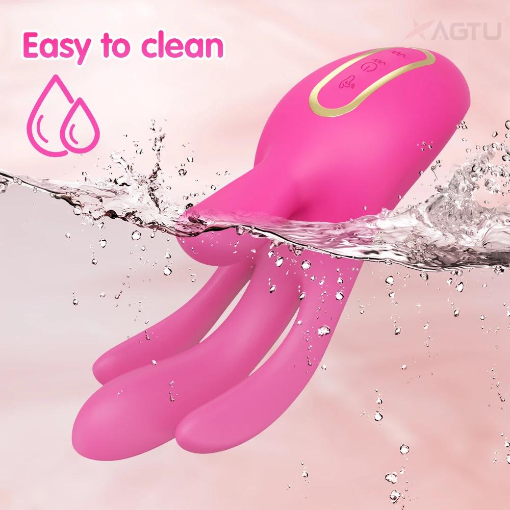 Wiggle Finger Vibrator for Women Sex Toy Insert G-Spot Vagina Vibrator Heating Vibrators Female Masturbator Clitoris Clit Stimulator Magnetic Charging