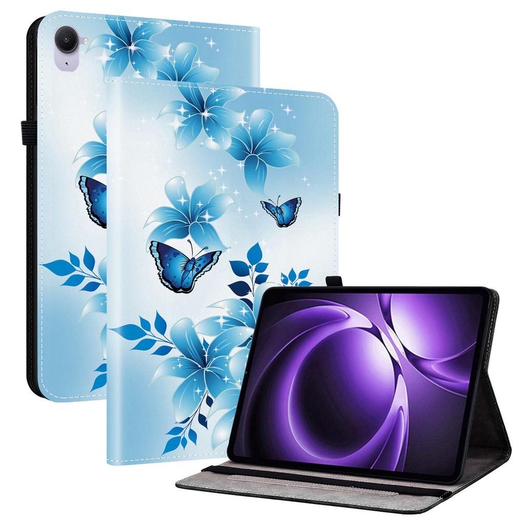 For Xiaomi Redmi K Pad Leather Case Pattern Printed Stand Tablet Cover with Card Slots