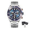 MEGIR Brand Business Watch for Men Luxury Quartz Clock Chronograph Waterproof Luminous Big Dial Military Sport Wristwatches 2226