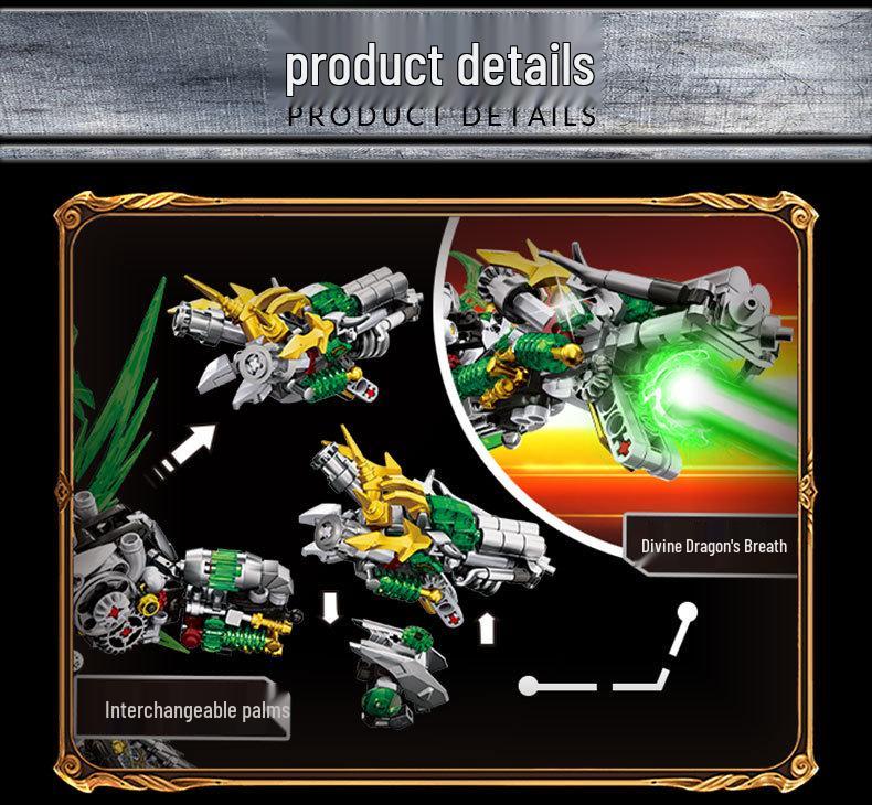 Three Kingdoms Mecha: Guan Yu & Zhao Yun Armor Puzzle Set for Kids