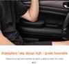 Universal Car Door Storage Box with Light: Left Elbow Rest and Armrest Pad