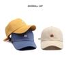 Hat M Embroidered Peaked Cap Men's and Women's Versatile Bent Cotton Soft Top Sun Hat Stylish Simple Women's Baseball