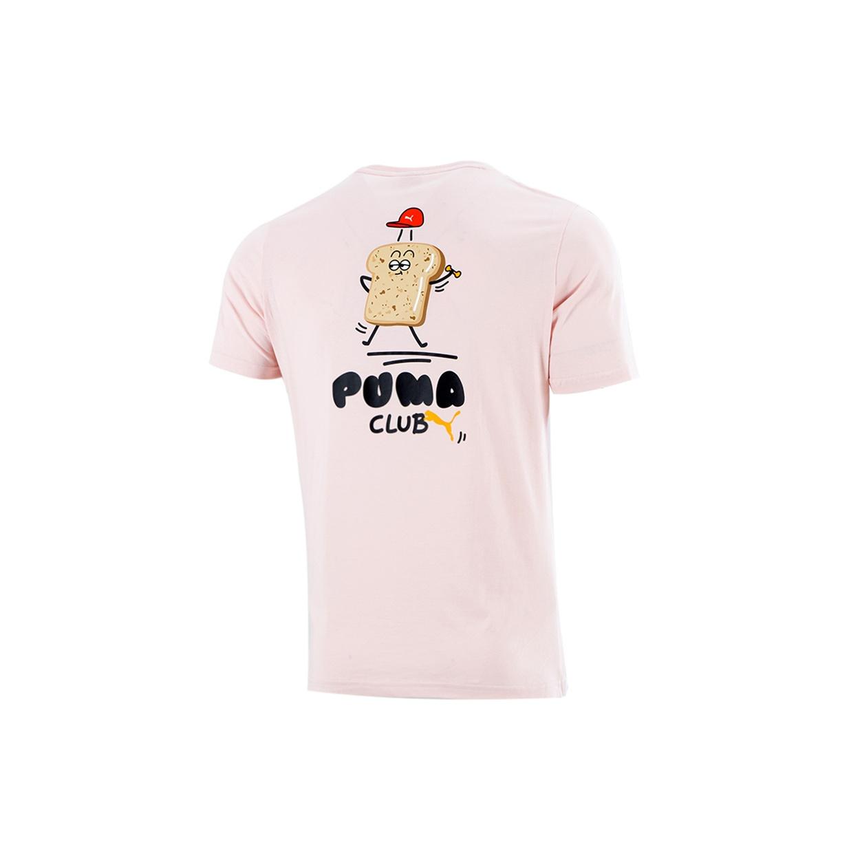 PUMA Club Graphic T-Shirt  Pink  Men s 533197-36 L