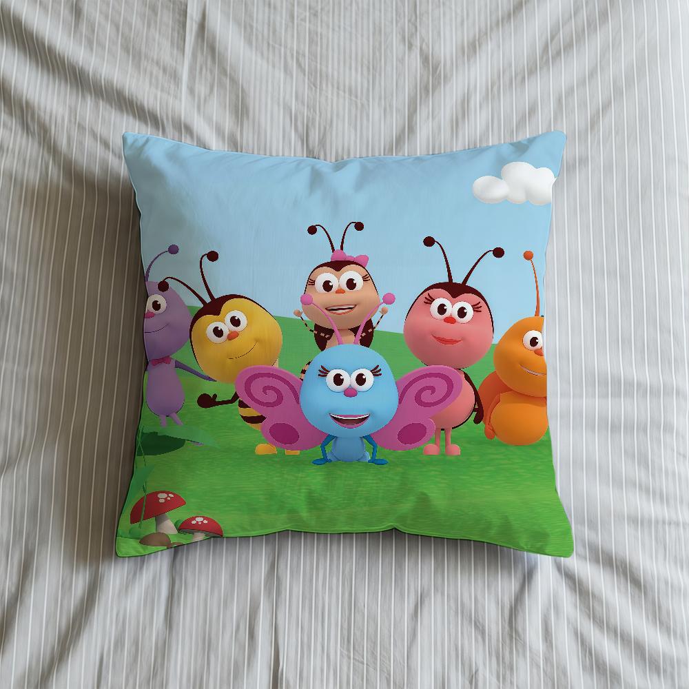 

B-Bbirthday B-BBichikids Cushion Cover Decorative Throw Pillow Modern Square Romantic Couch Sofa Bed Car 12x12Inch