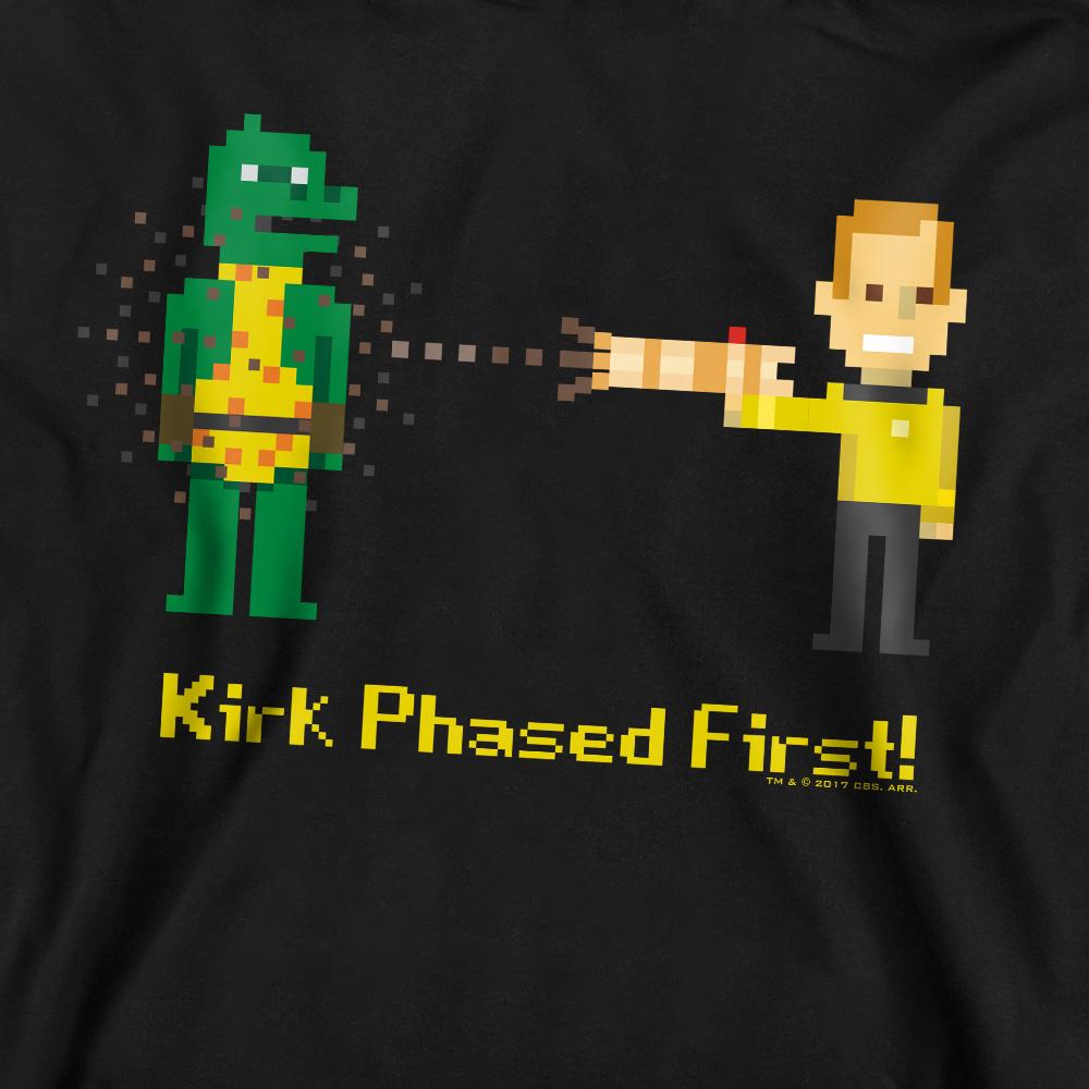 STAR TREK Unisex Adult Kirk Phased First Sweatshirt