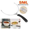 Stainless Steel Soup Bowl Fork Anti-Scalding Bowl Tongs Bowl Gripper  for Serving Hot Pots