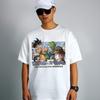 New Edition Dragon Ball Anime Collaboration ShortSleeved TShirt (Mens and Womens Cotton Round Collar)