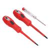 Red Slot Cross Screwdriver Current Detector Non Slip Insulated Handle Electrical Voltage Test Pen