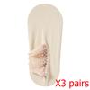 Women's Autumn Winter Thickened Warm Fleece Socks Lace Ankle Socks Non-slip Floor Socks