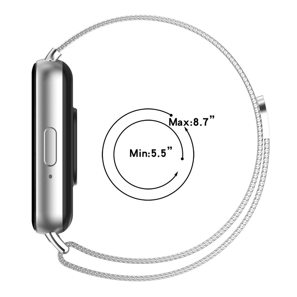 Cinturino ad anello in acciaio inossidabile per accessori Samsung Galaxy Fit3 SM-R390