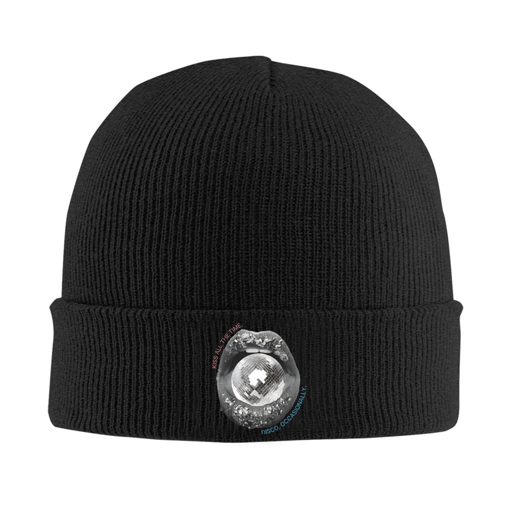 Kiss All The Time Disco Harrys Knitted Hat Beanie Autumn Winter Hat Warm Acrylic  Hip-hop Styles Caps Unisex Women Gifts,