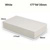 New Waterproof Project Enclosure Boxes ABS Plastic White Black Storage Case 9 Styles Housing Instrument Case Electronic Supplies