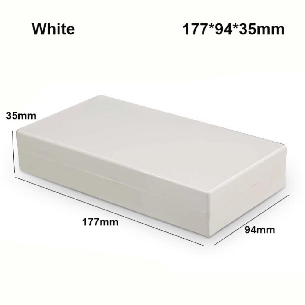 New Waterproof Project Enclosure Boxes ABS Plastic White Black Storage Case 9 Styles Housing Instrument Case Electronic Supplies