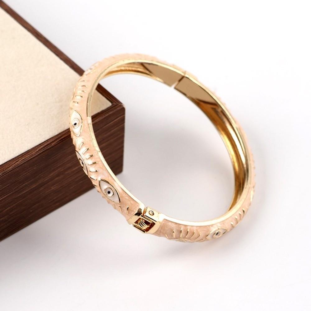 

Cool Colorful Demon Eyes Bangle Fashion Jewelry Enamel Bangle Hip Pop Exquisite Hand Bracelet Gift