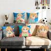 Fantasy Ruri No Hoseki Cushion Cover Cushion Cover Set 4Pcs 50x50 45x45 40x40 Pillowcase Decorative Sofa Home Decor