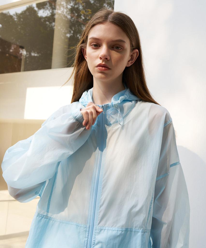 Mood Inside Woman (Woman) Airshield Sheer Windbreaker_Mint