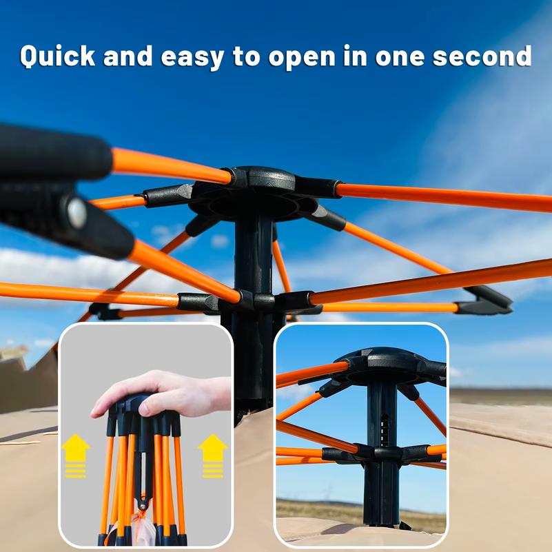 Tent Outdoor Portable Folding Fully Automatic Camping Quick Open Camping Sunscreen Thickened Rainproof Tent Complete Set