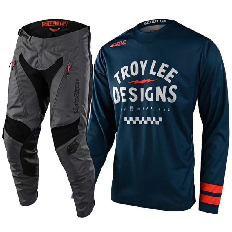 Men Women Mountain Bike Cycling Jersey Set Quick Dry Long Sleeve Off-Road Trail Riding Apparel