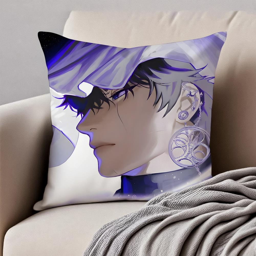 Korean Anime O-Omniscient Reader'S Viewpoint Cushion Cover Pillowcase Anti-Dustmite Invisible Zipper Short Plush Sofa Cushion