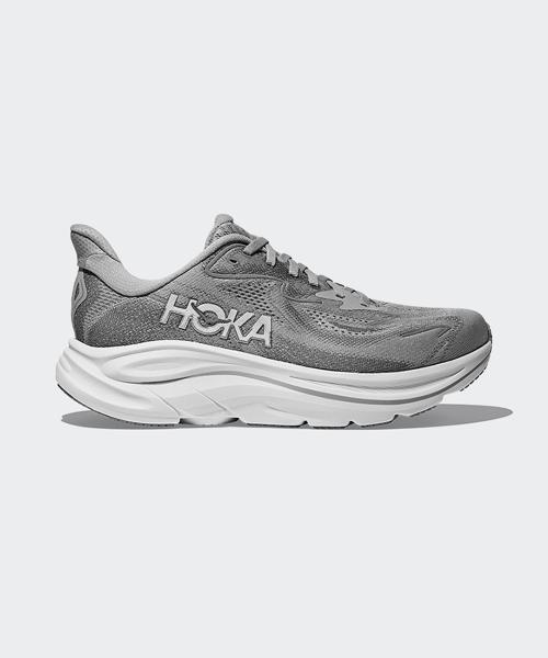 [HOKA] Women s Clifton 10 Wide - Stella Grey: Galactic Grey 1162050-SRYG 220