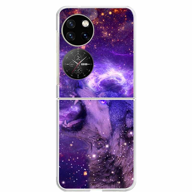 For Huawei P50 Pocket Case Transparent Clear Hard PC Phone Back Cover For Huawei P50 Pocket Cases P 50 Pocket 2022 Shells Capa