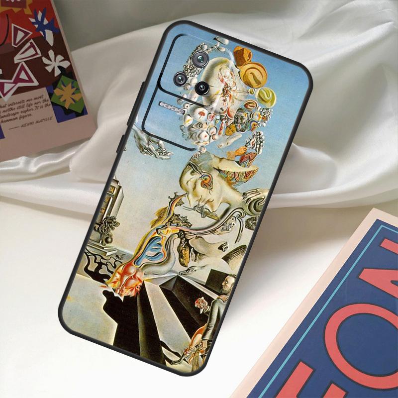 Salvador Dali Art Case For POCO X6 Pro X3 X5 F3 F5 M5s M6 Pro Xiaomi 14 Ultra 11T 12T 13T Pro 12 13 Lite Cover