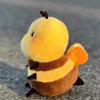 Super Cute Twisted Mouth Lips Ladybug Bee PLushie Stuffed 20CM Fat Ball Shape Bees Plush Toy Doll Toys for Kids Birthday Gift
