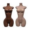 Kurvige Tan Plus Size weibliche Schaufensterpuppe: Afrikanischer Nordamerikanischer Stil