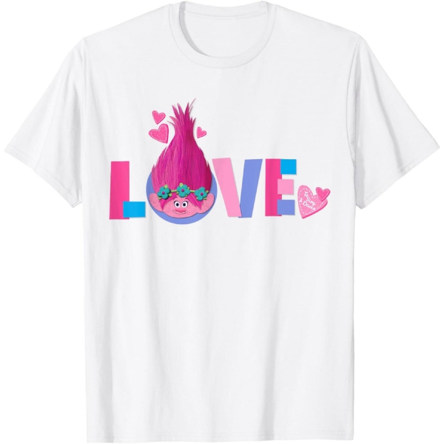DreamWorks Trolls Poppy Love T-Shirt XXXXXL белый