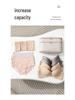 Portable Multifunctional Travel Underwear Organizer - Separate Compartments for Bras and Underpants