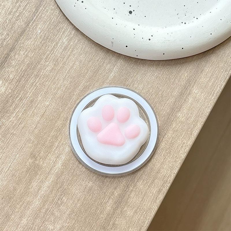 Cartoon Cute Soft Pinch Magnetic Phone Grip Holder Socket Pocket Support for Magsafe IPhone Mac Safe Ring Finger Expanding Stand 5