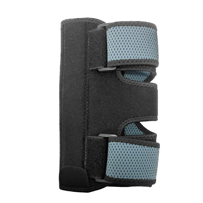

1Pc Elbow Brace Guard Night Elbow Sleep Support Stabilizer With 2 Removable Metal Splints For Cubital Tunnel Syndrome Tendonitis