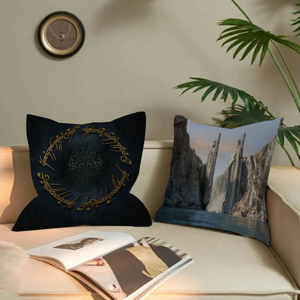 Adventure Film L-Lords Rings Lucky Dragon Pillow Cover Sofa Cushion Cover Home Room Decoration Children Gift