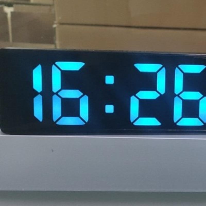 

New Two-set Alarm Clock Simple LED Clock Large Screen Digital Clock Bedroom Bedside Clock Korean Style Fashion Clock