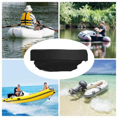 Canoe Dinghy Fishing Boat Inflatable Boat Under Seat Storage Bag with Padded Seat Cushion 85x21cm