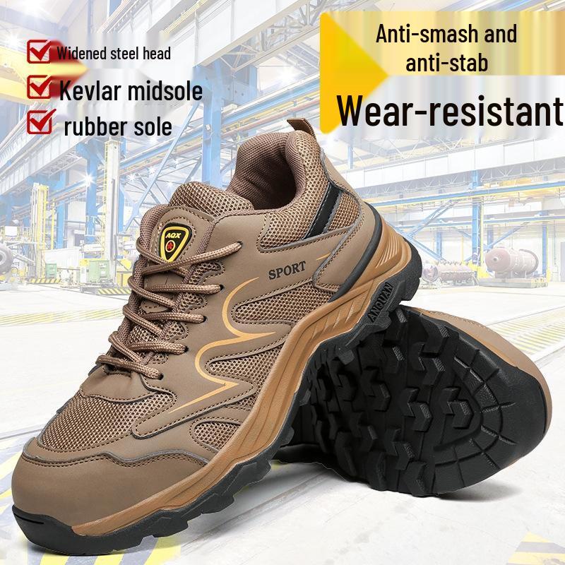Miling Steel Toe Puncture Resistant Safety Work Shoes