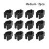 12Pcs Rod Clip Billiard Cue Holder Wall Hanging Stick Holder  Billiard Cue Fishing Rod